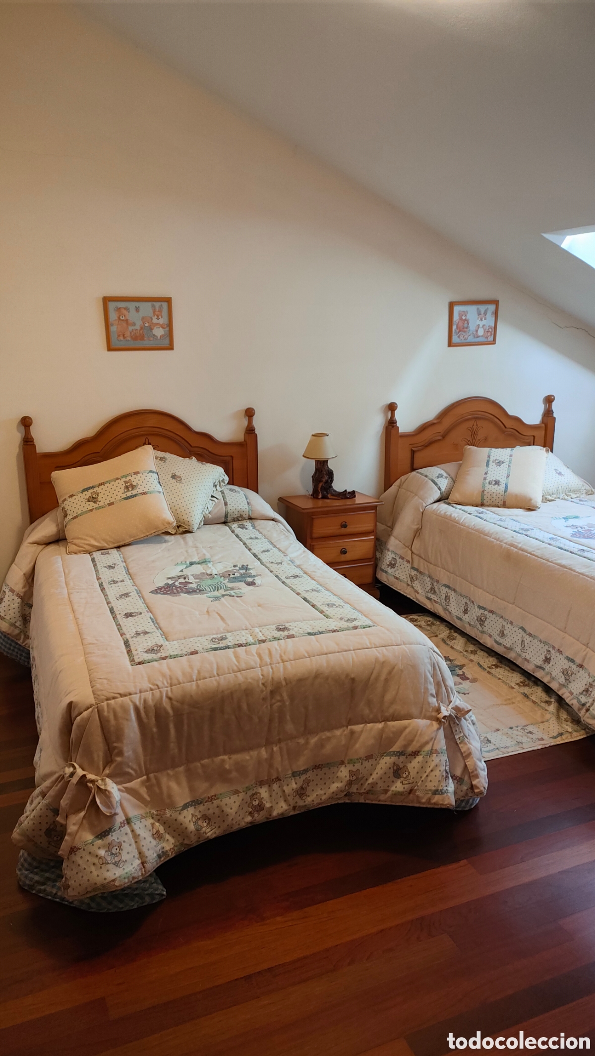 Antig&uuml;edades: Juego de cama vintage - Foto 2