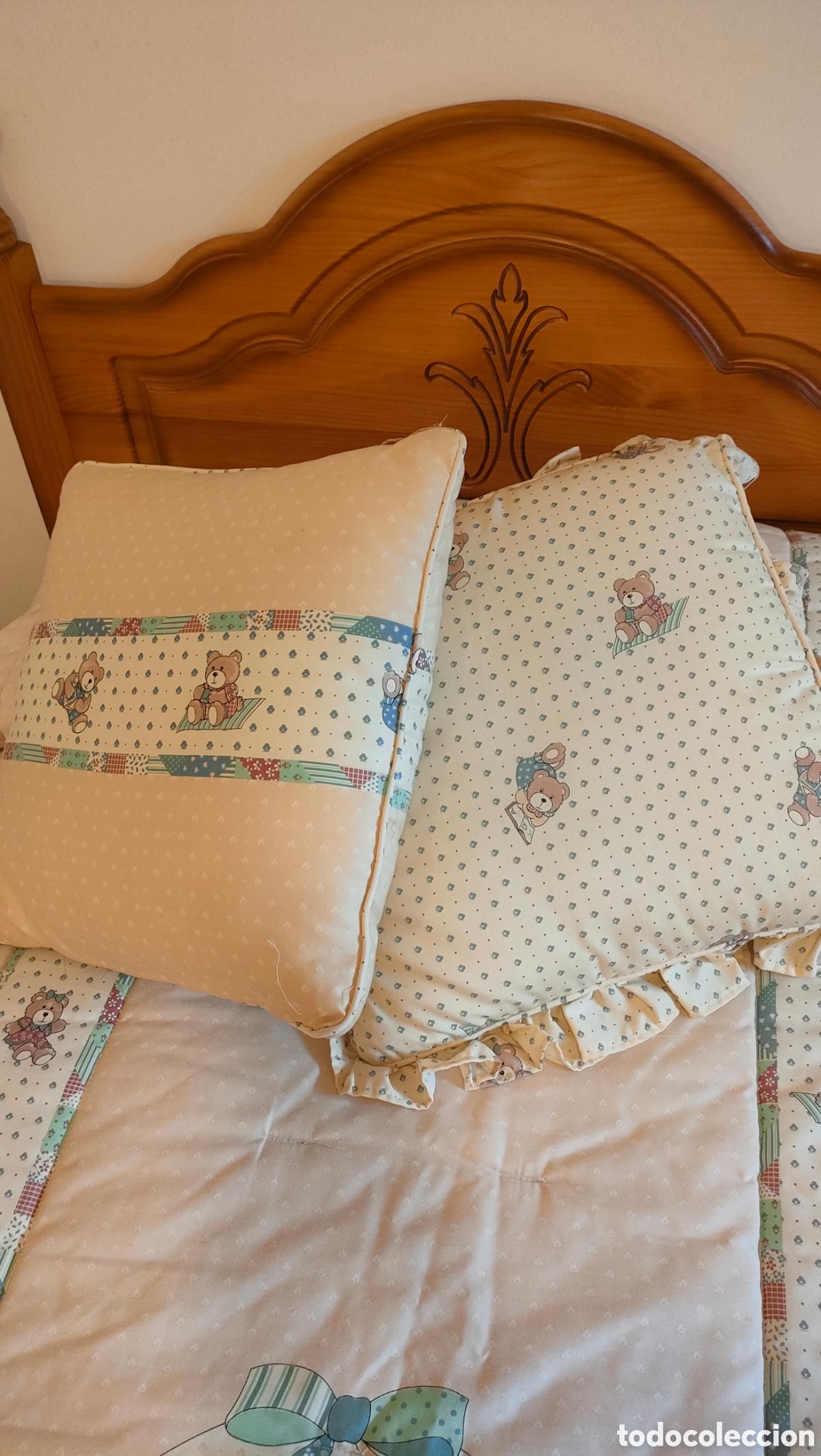 Antig&uuml;edades: Juego de cama vintage - Foto 3