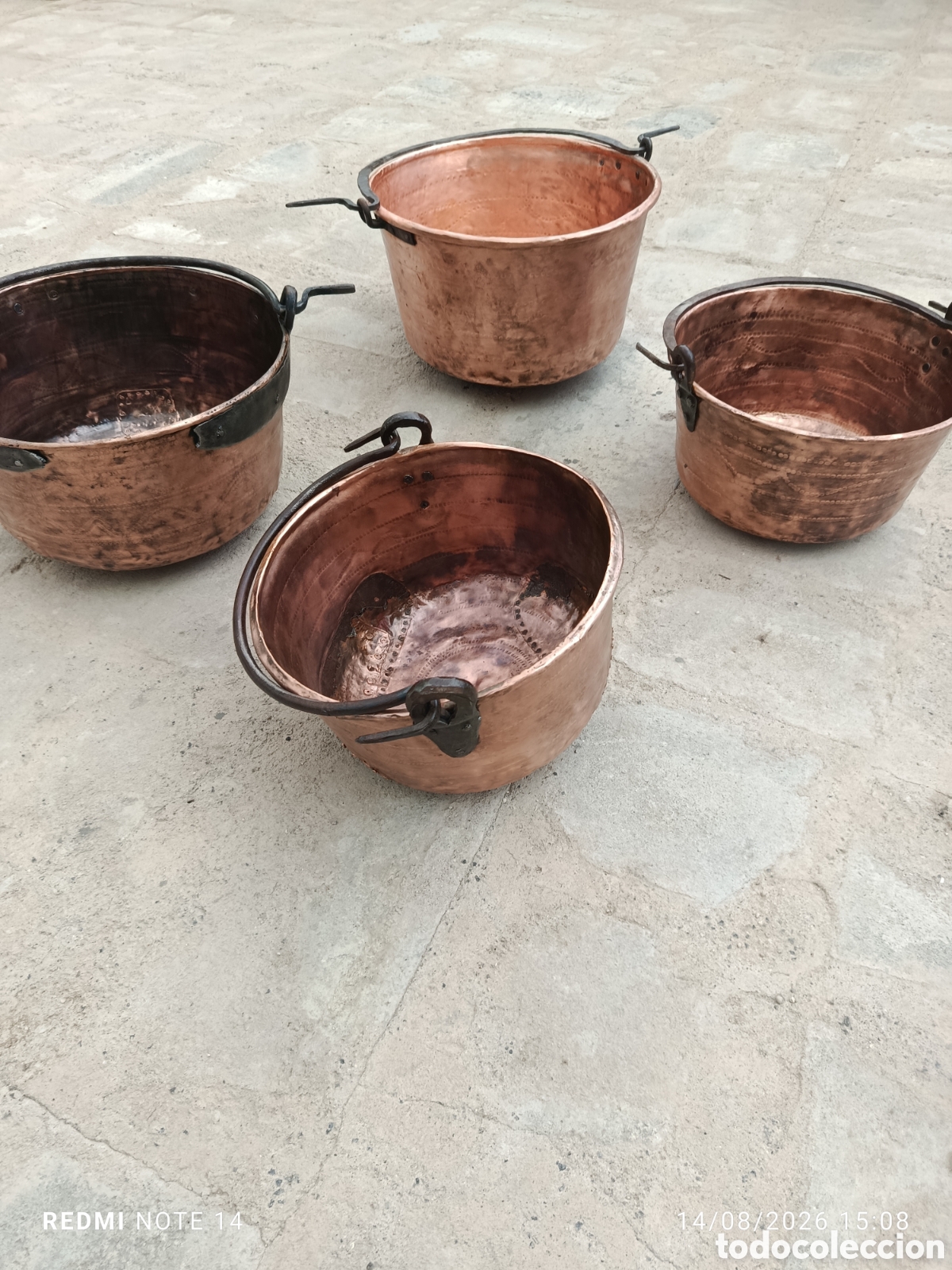 Antig&uuml;edades: Calderas antig&uuml;as de cobre - Foto 2