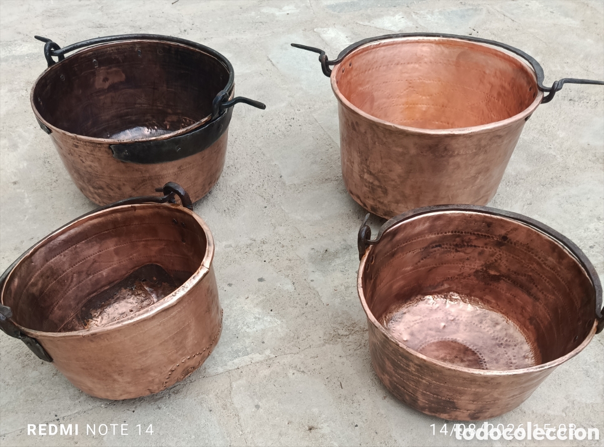 Antig&uuml;edades: Calderas antig&uuml;as de cobre - Foto 6