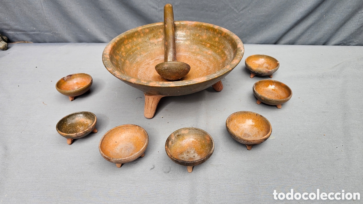 Antig&uuml;edades: Quemada tradicional antigua de terracota esmaltada