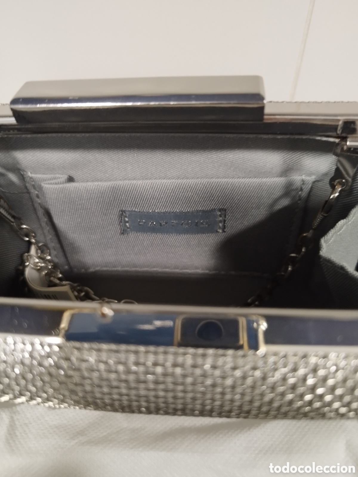 Antig&uuml;edades: Bolso fiesta plateado - Foto 3