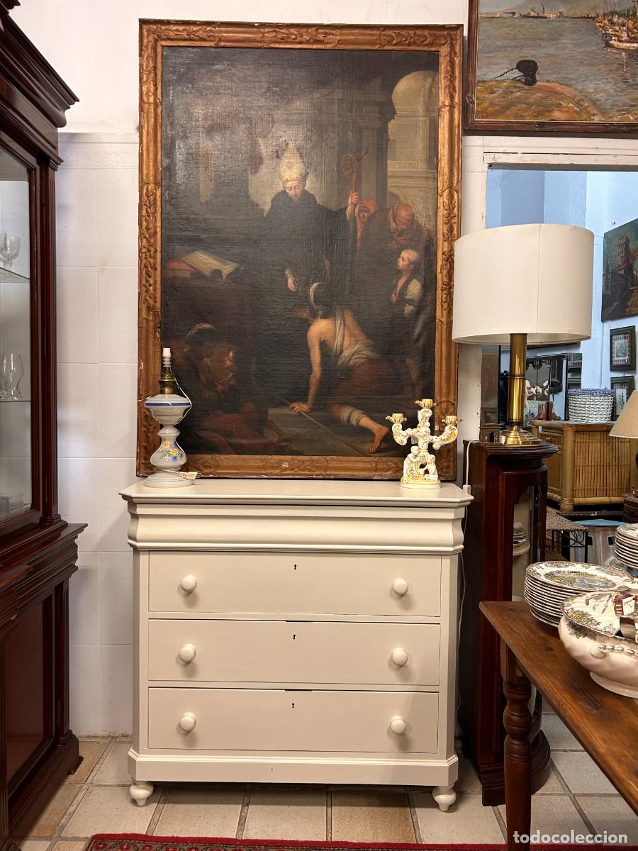 Antig&uuml;edades: C&oacute;moda de caoba Blanca - Foto 2