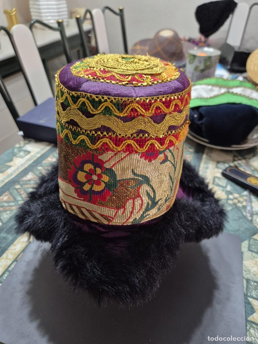 Antig&uuml;edades: Gorro sombrero tibetano - Foto 3