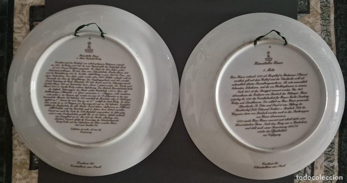 Antig&uuml;edades: Platos de porcelana alemana
