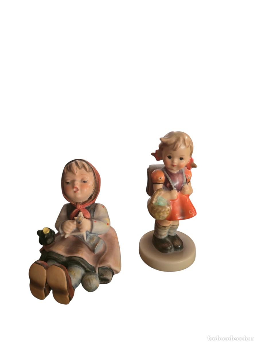 Antig&uuml;edades: Pareja de Figuras de Porcelana Alemana &ndash; Ni&ntilde;os