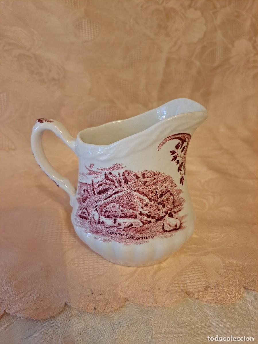 Antig&uuml;edades: Lechera de porcelana W.H. Grindley & Co. Ltd Staffordshire, England
