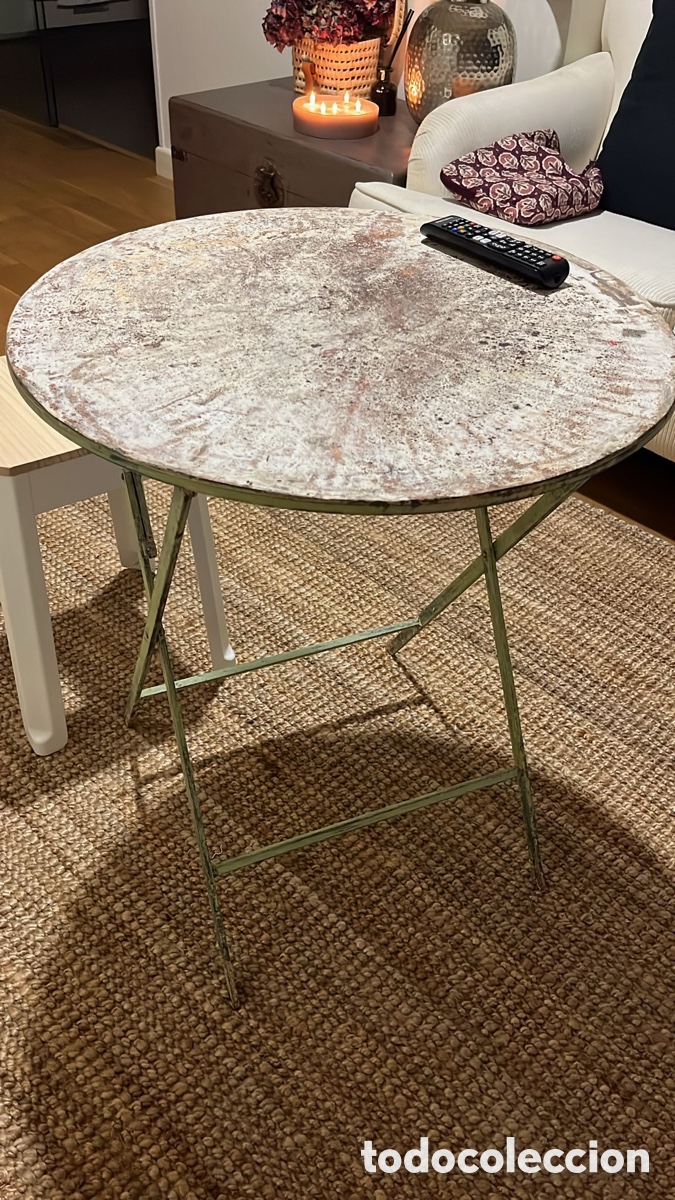 Antig&uuml;edades: Mesa de jard&iacute;n plegable