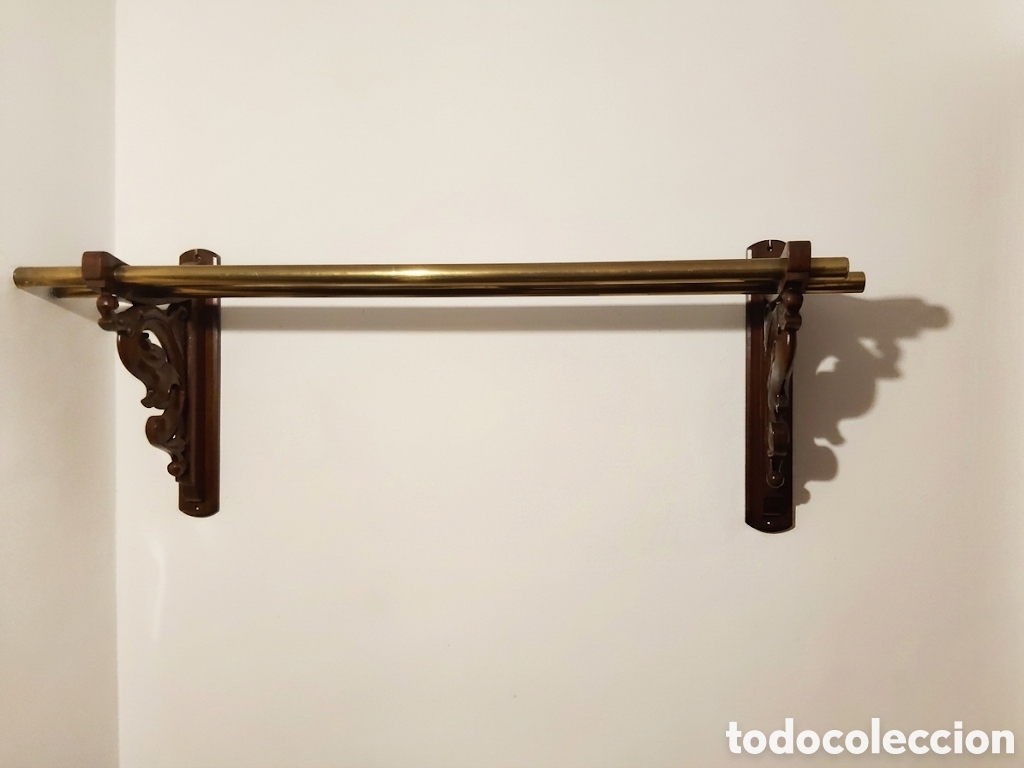 Antig&uuml;edades: Impresionante perchero de pared