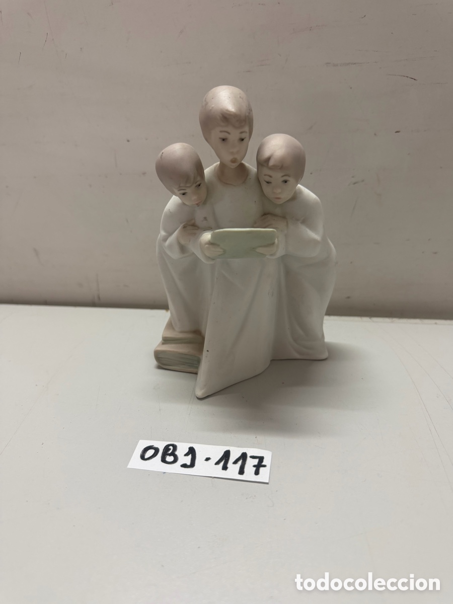 Antig&uuml;edades: figura de porcelana es el Grupo de &aacute;ngeles de Lladr&oacute;