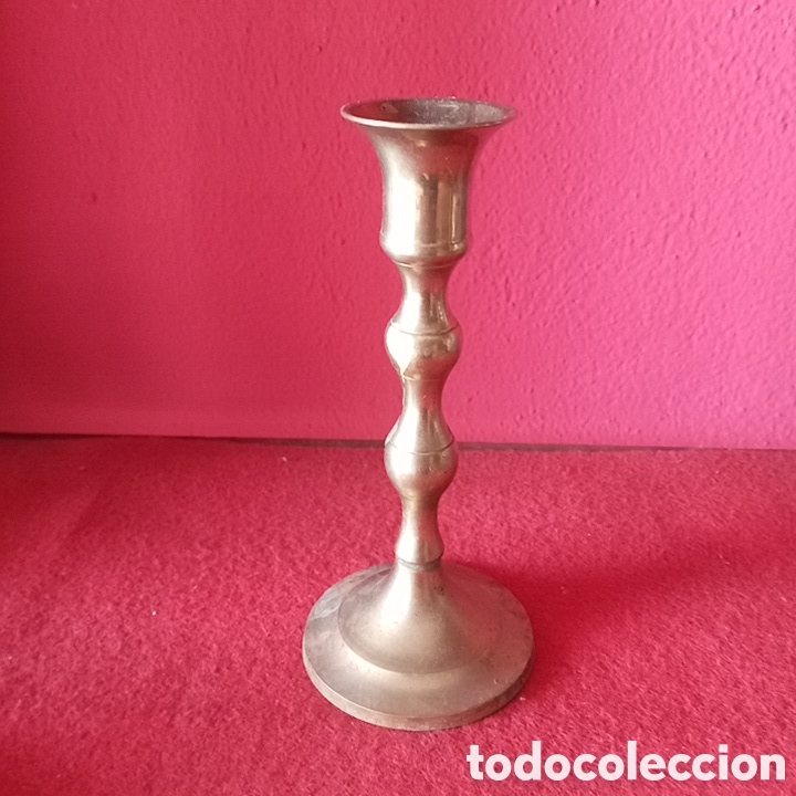 Antig&uuml;edades: CANDELABRO DE BRONCE - Foto 2