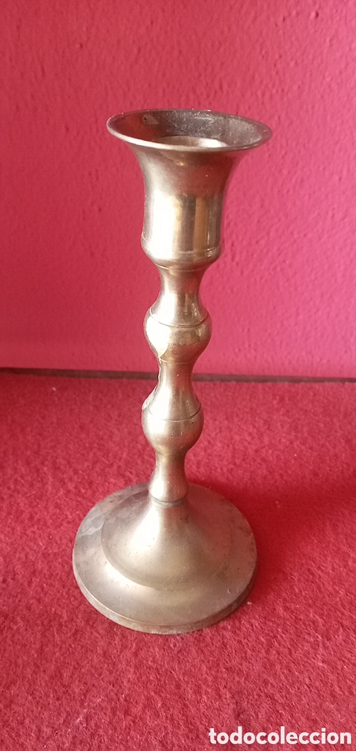 Antig&uuml;edades: CANDELABRO DE BRONCE - Foto 3