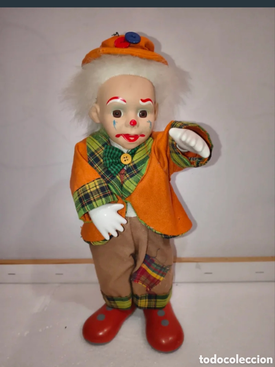 Antig&uuml;edades: Payaso de porcelana antiguo
