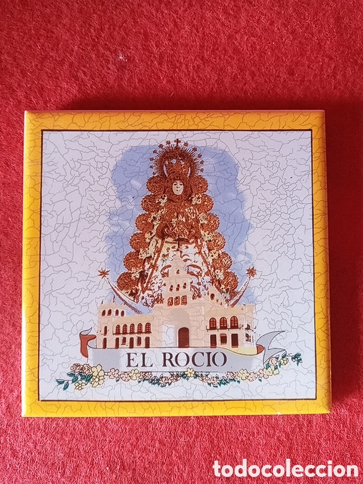 Antig&uuml;edades: VIRGEN DEL ROC&Iacute;O AZULEJO