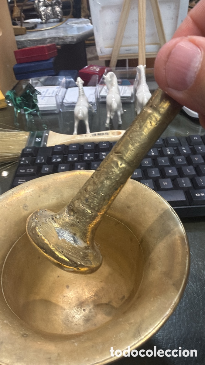 Antig&uuml;edades: MORTERO O ALMIREZ BRONCE - Foto 2