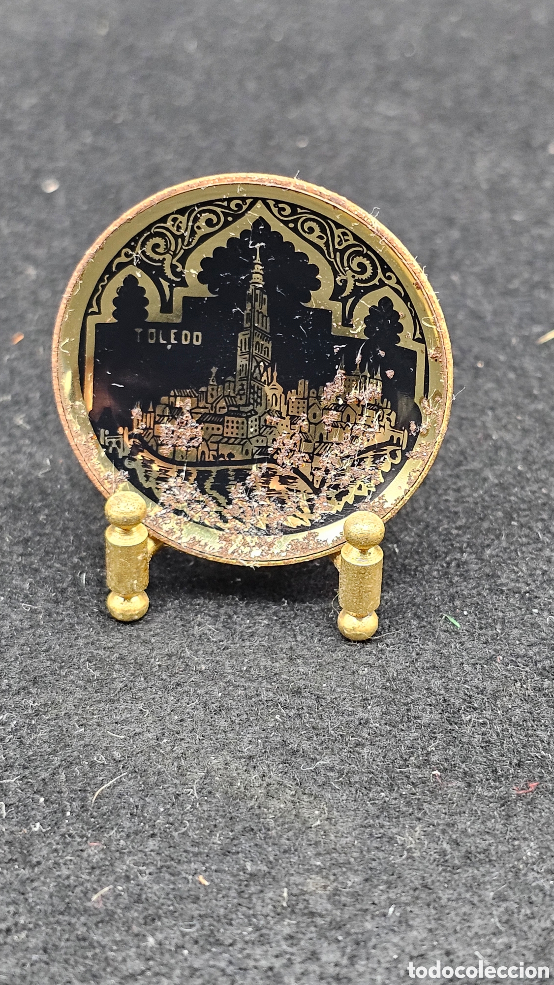 Antig&uuml;edades: Plato miniatura de Toledo - Foto 2