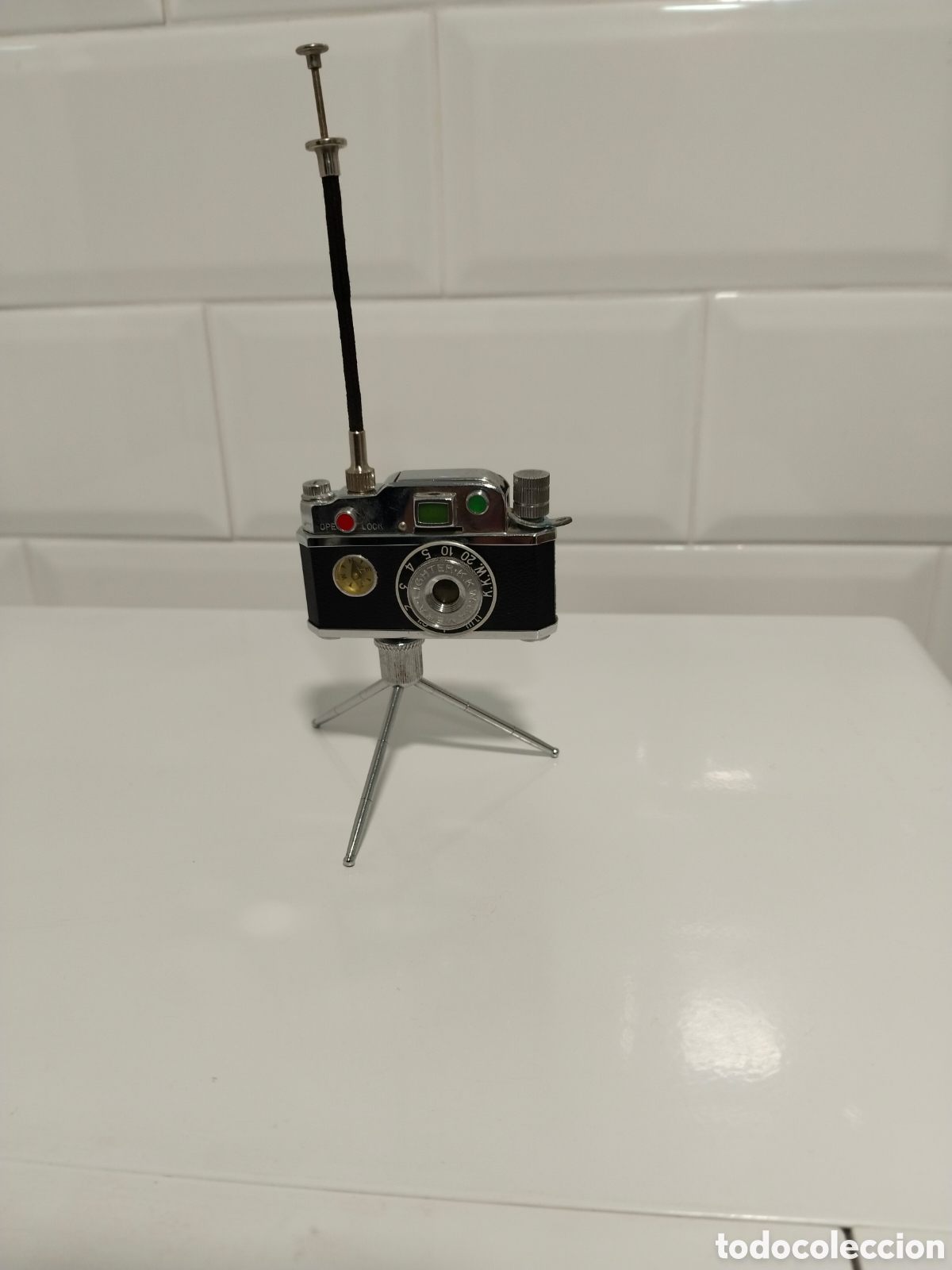 Antig&uuml;edades: Mechero forma camara - Foto 5