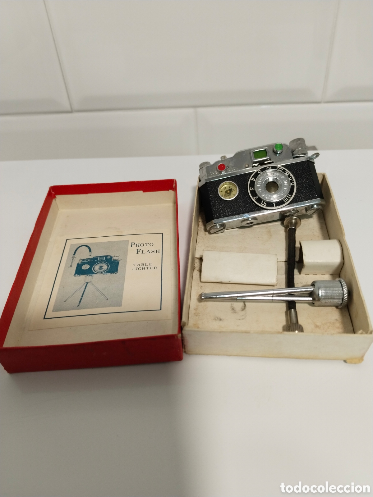 Antig&uuml;edades: Mechero forma camara - Foto 8