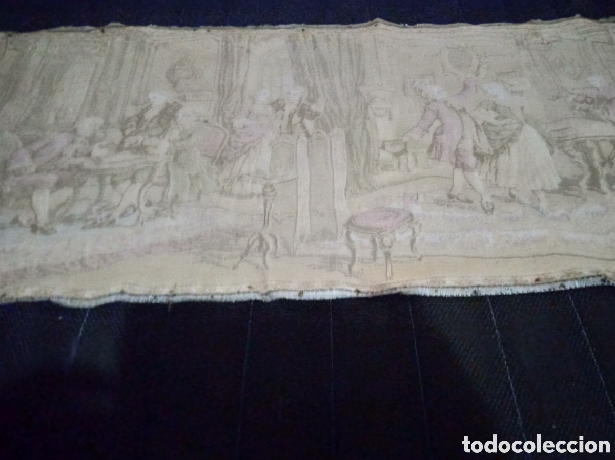 Antig&uuml;edades: Antiguo Tapiz para enmarcar , 95 x 48 aprox.