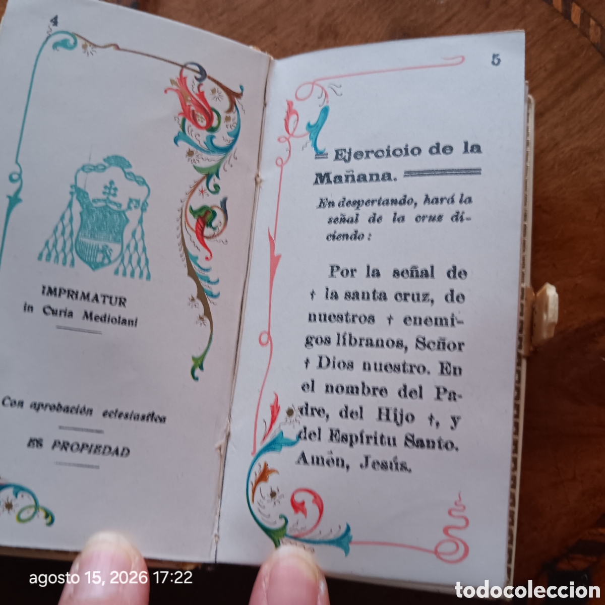 Antig&uuml;edades: Devocionario con estuche - Foto 3