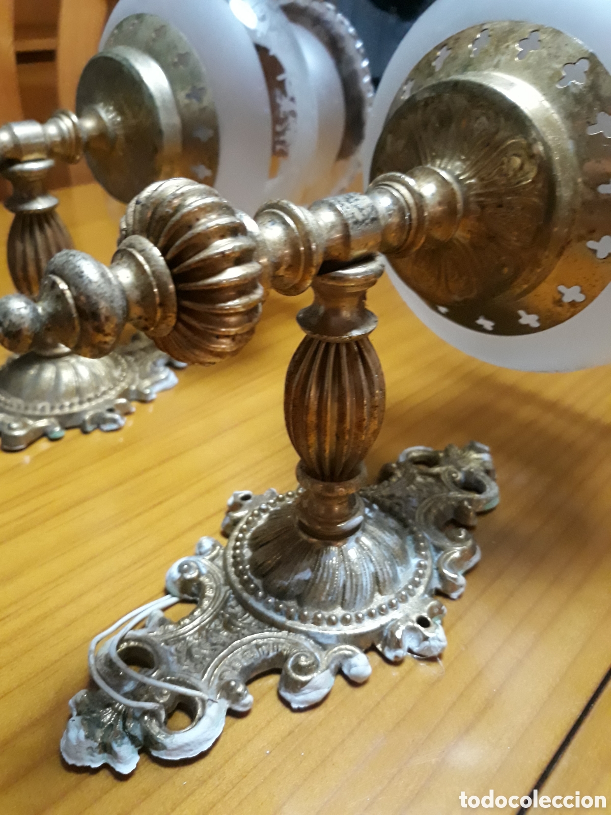 Antig&uuml;edades: Apliques luz antiguos - Foto 3