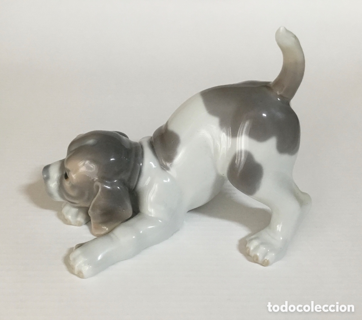 Antig&uuml;edades: Perro Lladr&oacute;. Jugueteando / Playing Puppy - Foto 2