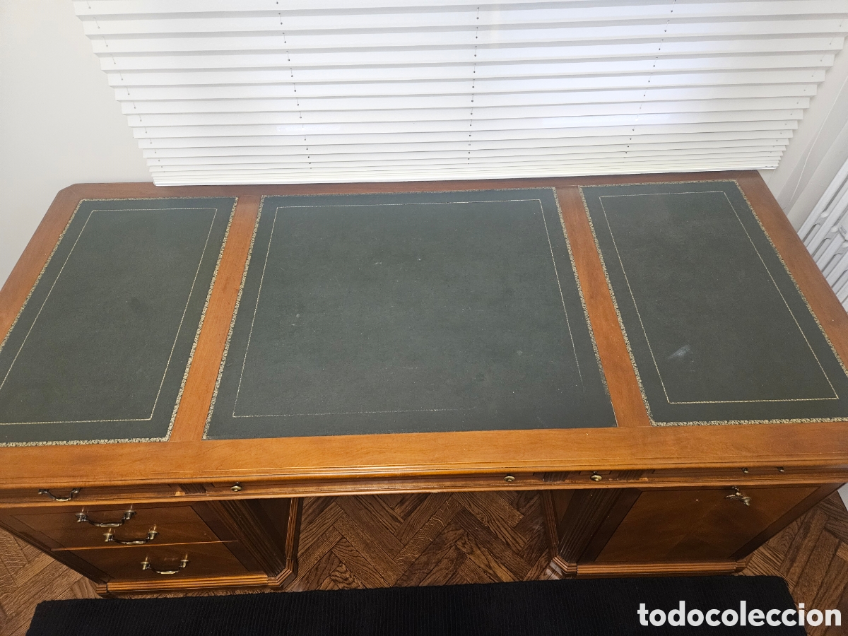 Antig&uuml;edades: Mesa despacho antigua - Foto 8