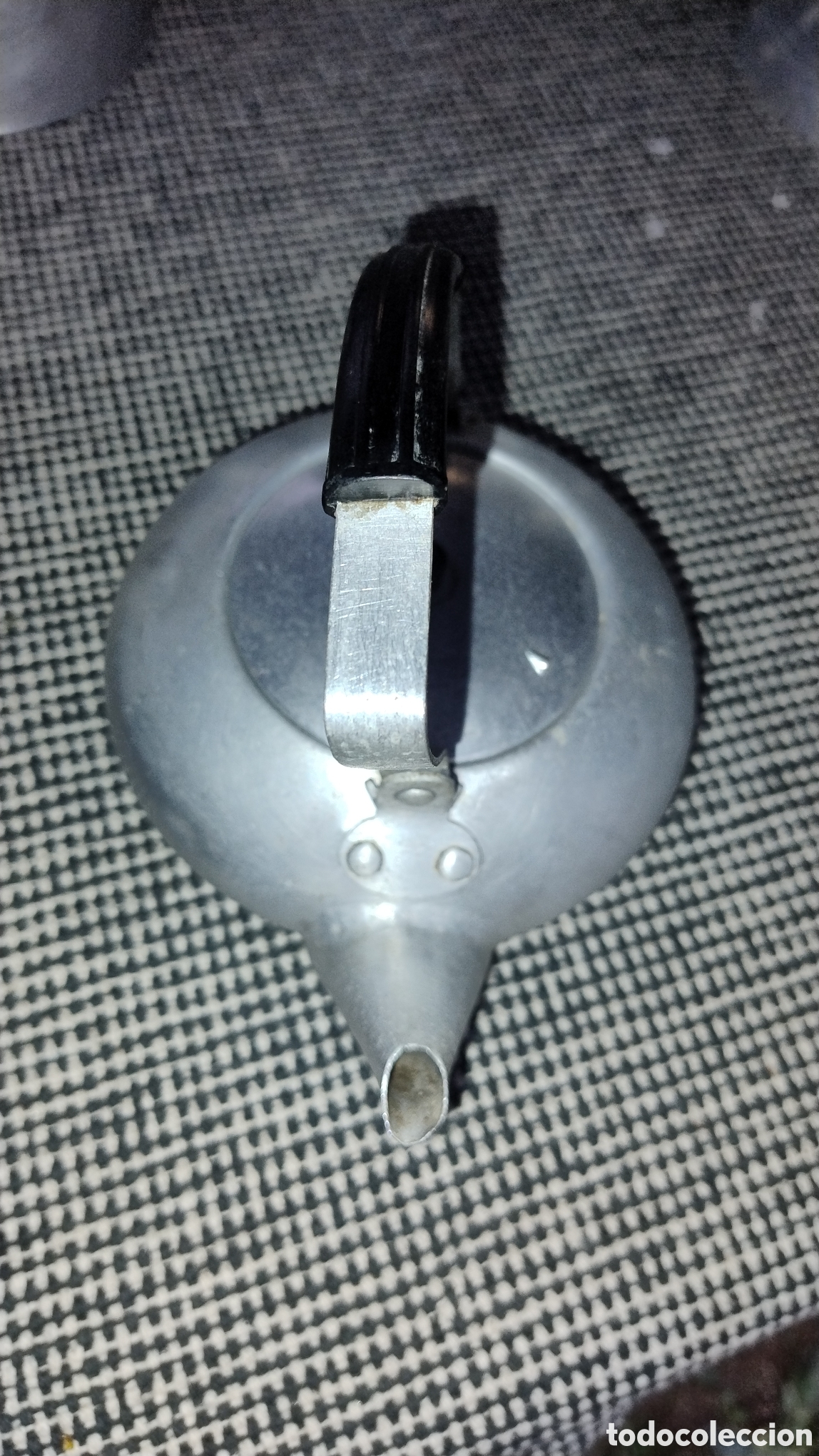 Antig&uuml;edades: Tetera de aluminio japonesa - Foto 3