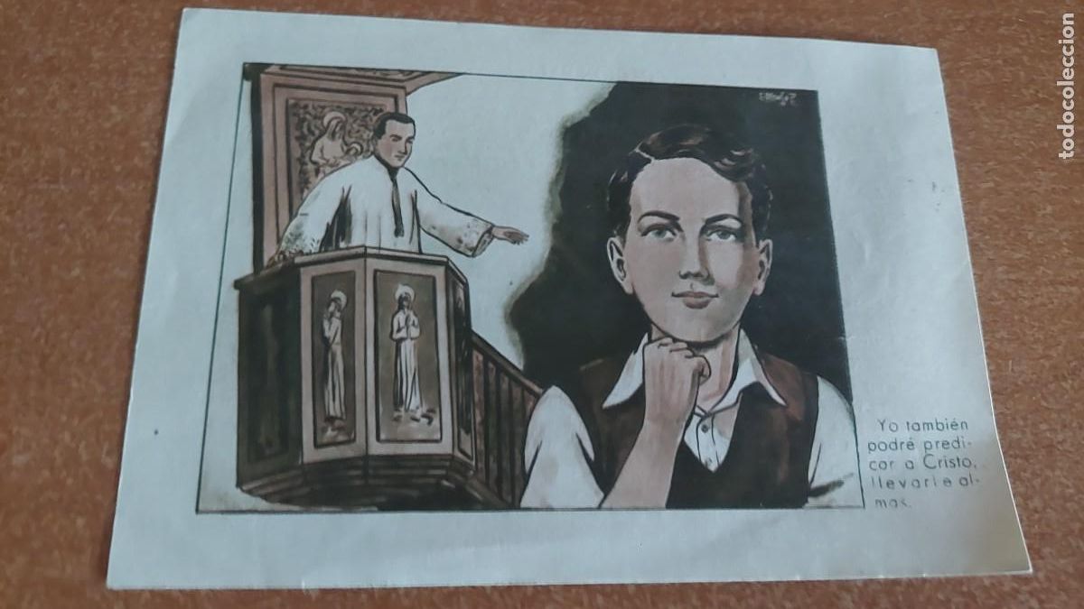 Antig&uuml;edades: Panfleto religioso llamamiento a la Vocaci&oacute;n.