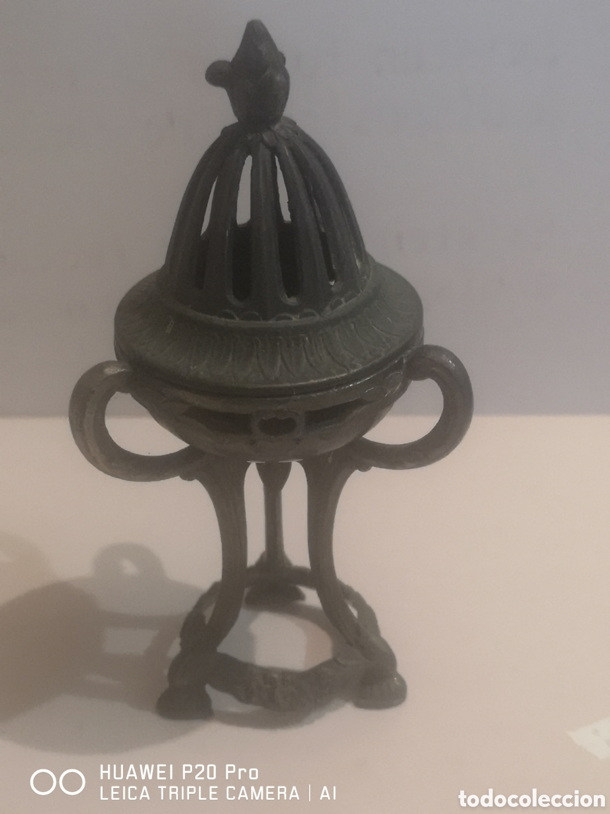 Antig&uuml;edades: ANTIGUO QUEMADOR INCIENSO DE BRONCE