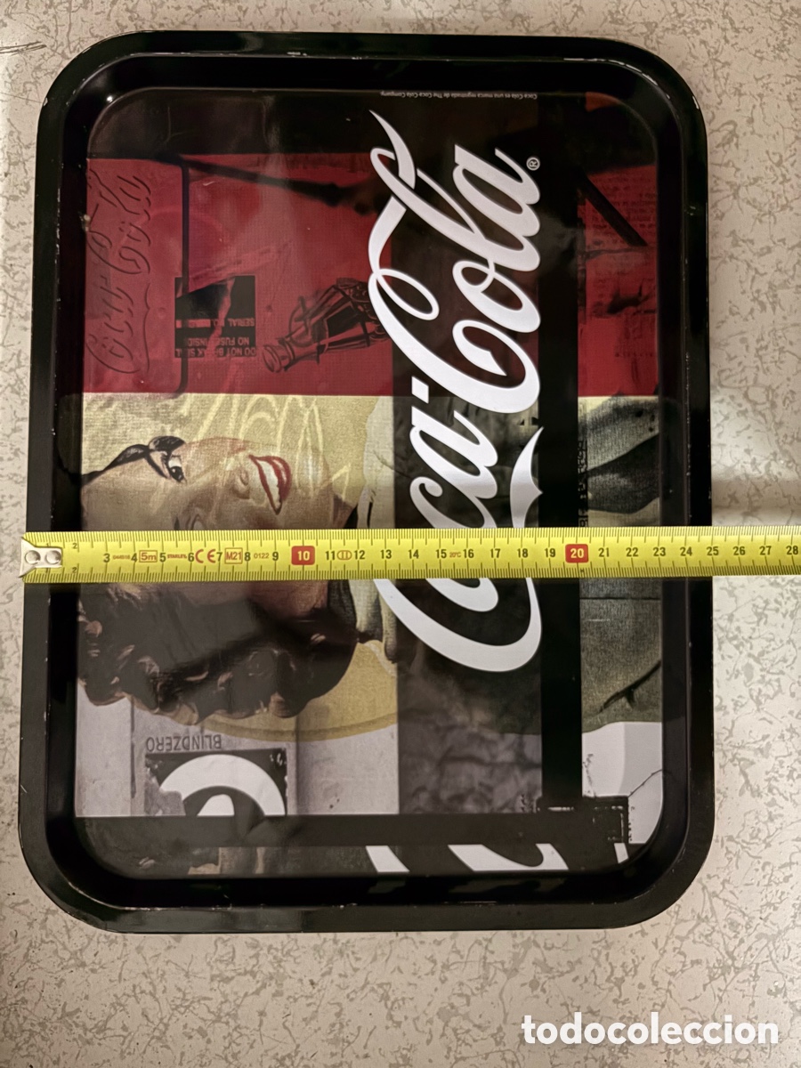 Antig&uuml;edades: Bandeja vintage Coca-Cola - Foto 3