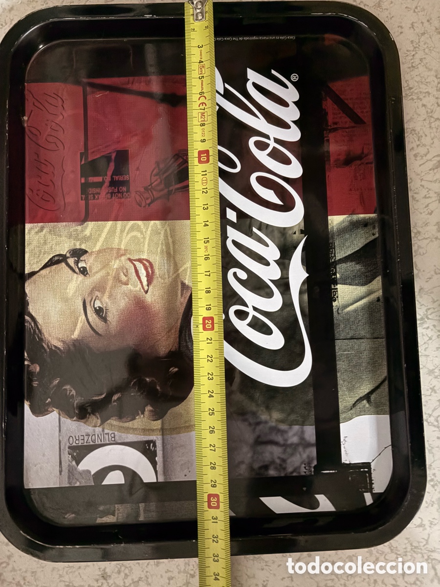 Antig&uuml;edades: Bandeja vintage Coca-Cola - Foto 4