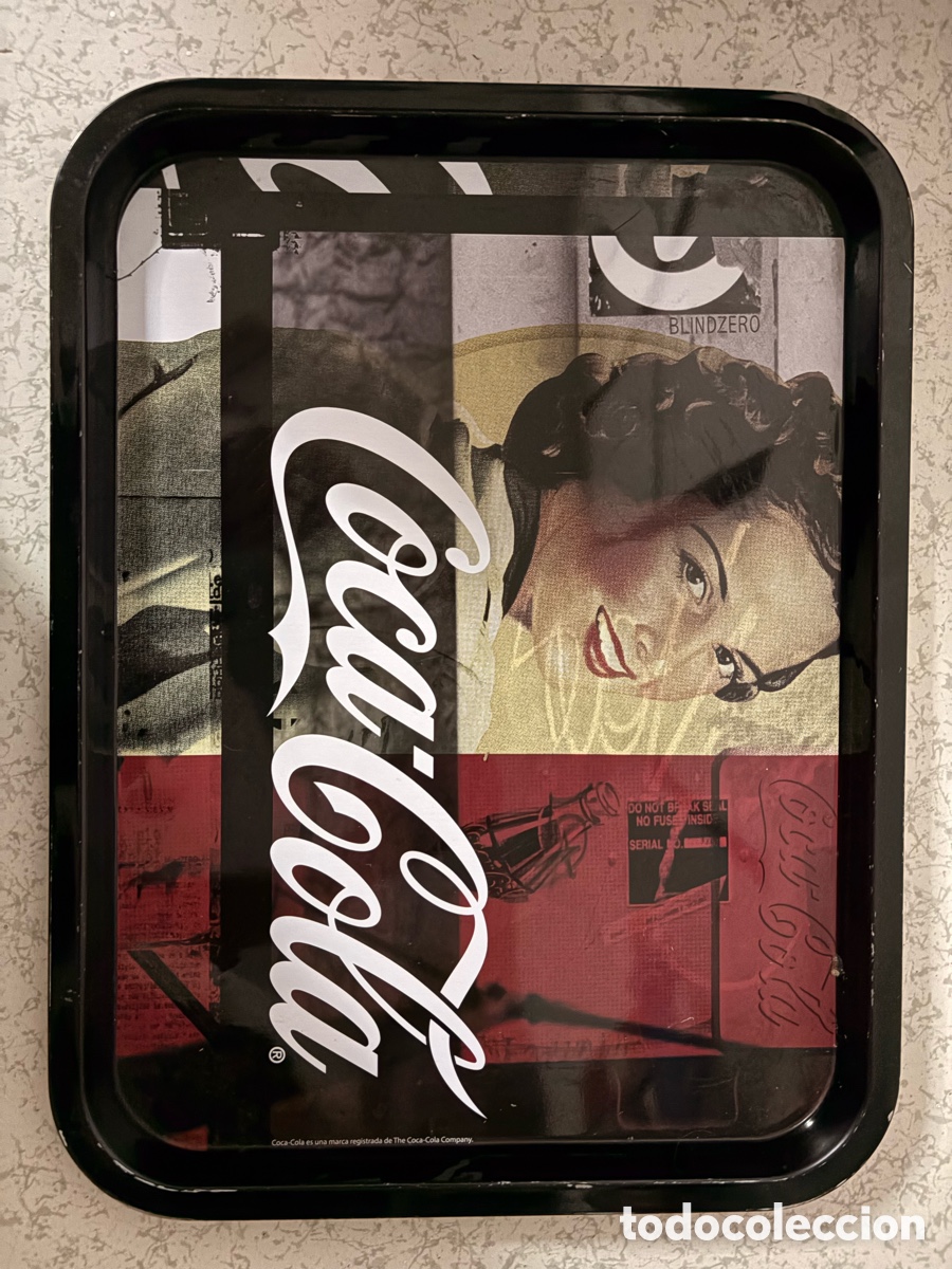 Antig&uuml;edades: Bandeja vintage Coca-Cola