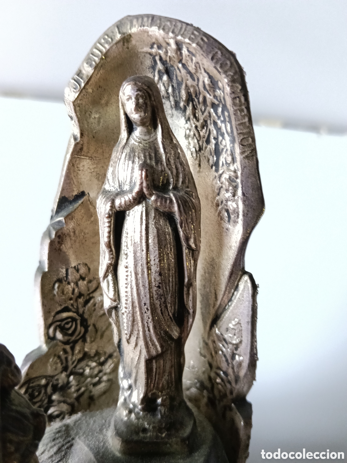 Antig&uuml;edades: Virgen de Lourdes,( Je Suis Immaculee Conception ). - Foto 7