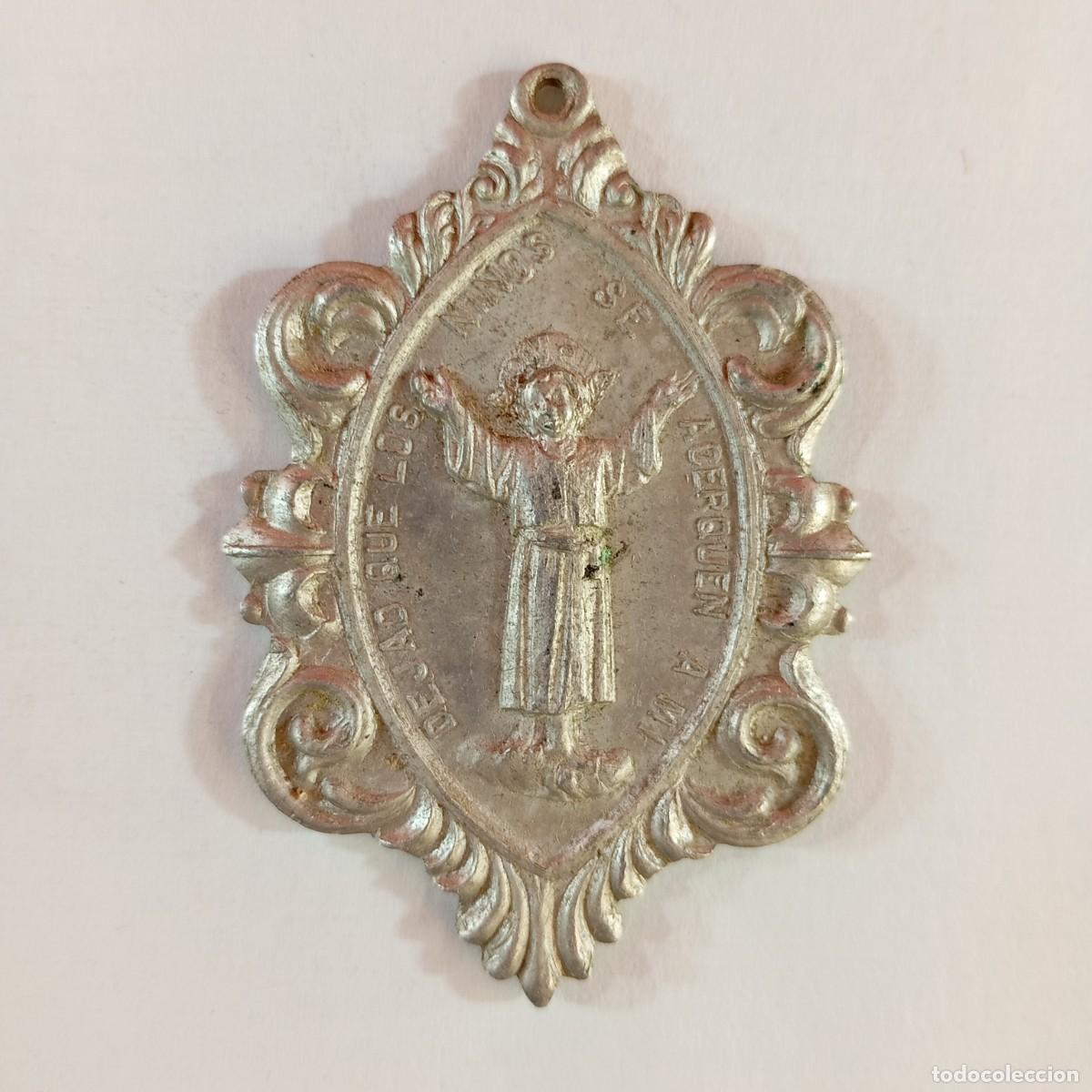 Antig&uuml;edades: CONGREGACION DEL SANTISIMO NI&Ntilde;O JESUS - DEJAD QUE LOS NI&Ntilde;OS SE ACERQUEN - MEDALLA RELGIOSA / 3263