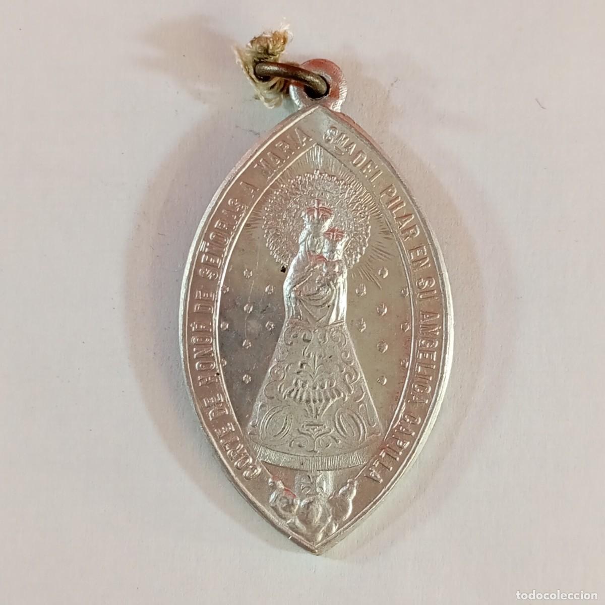Antig&uuml;edades: CORTE DE HONOR DE SE&Ntilde;ORAS A MARIA SANTISIMA DEL PILAR EN SU ANGELICA CAPILLA - MEDALLA / 3264