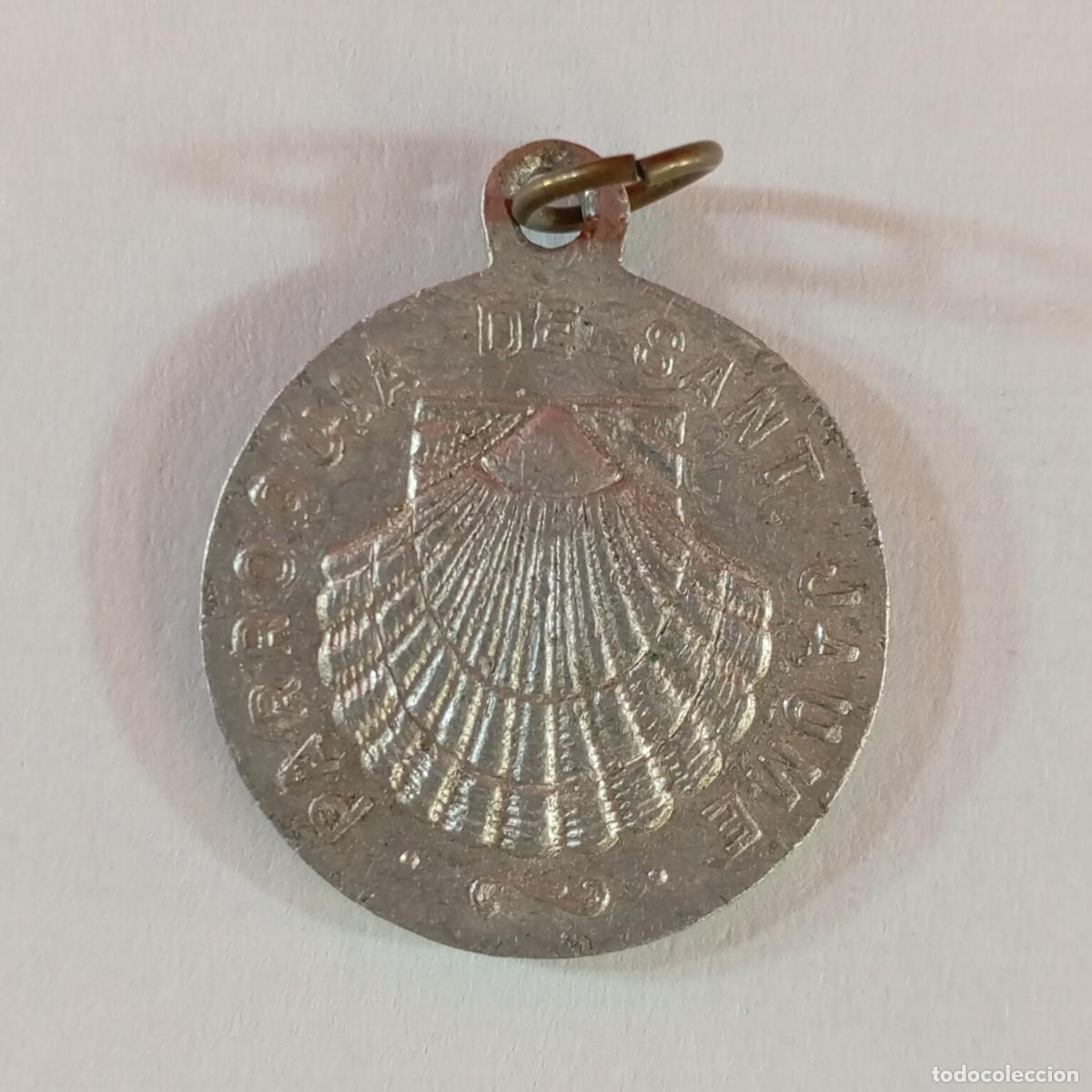 Antig&uuml;edades: PARROQUIA DE SANT JAUME - LLEIDA - ROMERIA - SAN BLAS - MEDALLA ANTIGUA / 3268