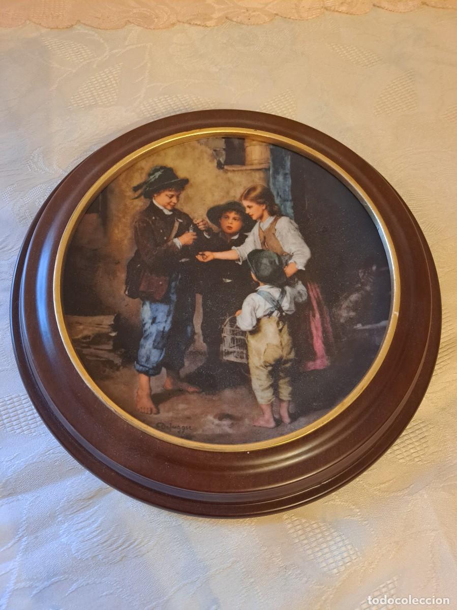 Antig&uuml;edades: Plato de porcelana Bareuther Waldsassen Bavaria, Der Vogel El p&aacute;jaro