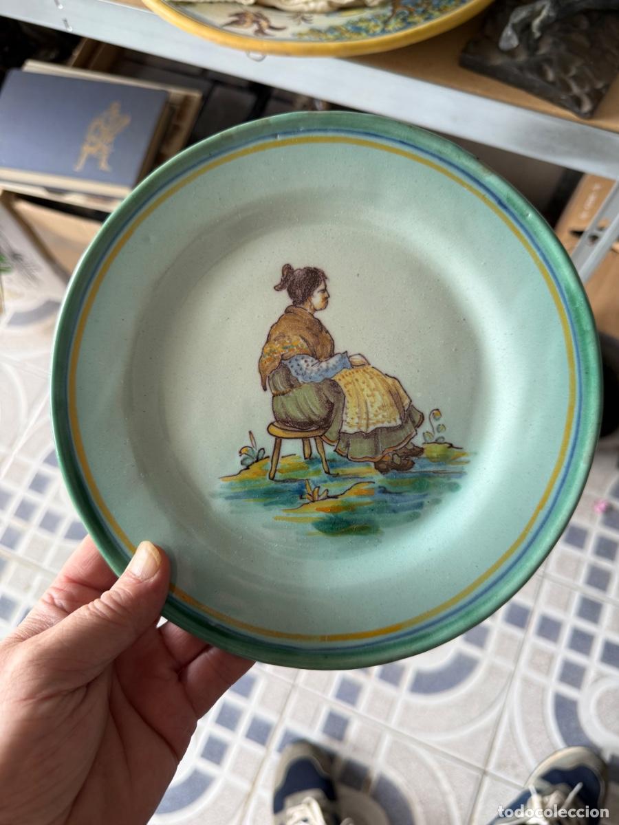 Antig&uuml;edades: Bonito plato de Talavera