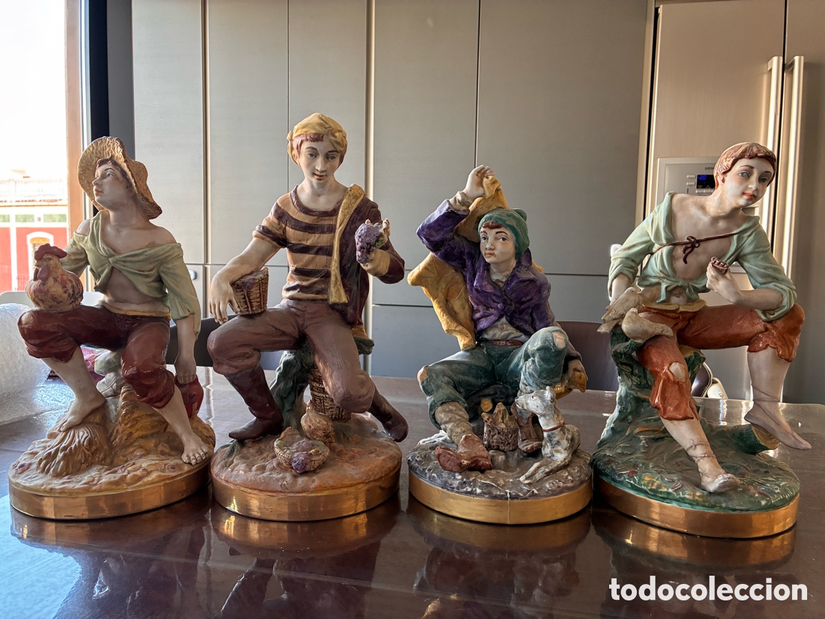 Antig&uuml;edades: Figuras Sureda ref 46,47,4849, ( estaciones )