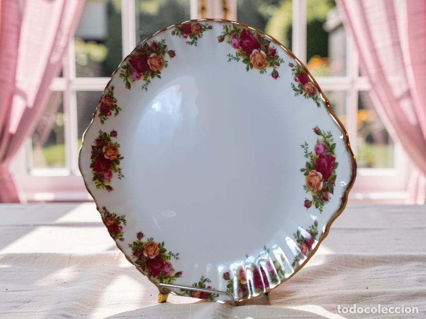 Antig&uuml;edades: Pastelero Grande Royal Albert Old Country Roses