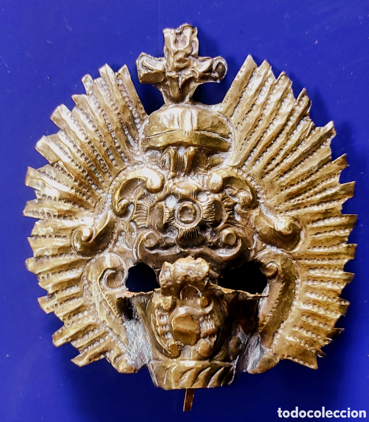 Antig&uuml;edades: Corona para Virgen. Metal. Principios del siglo XX.