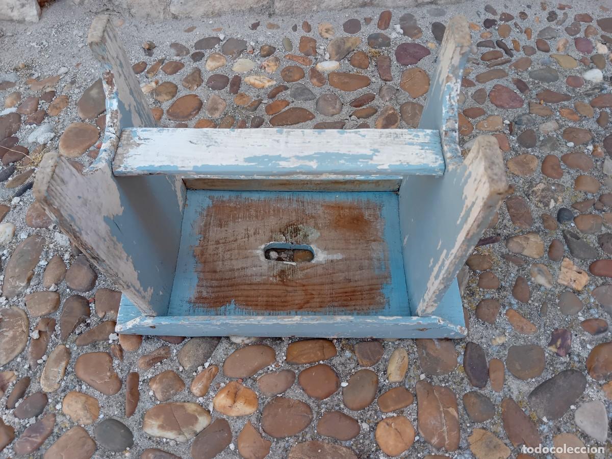 Antig&uuml;edades: Banqueta r&uacute;stica antigua - Foto 5
