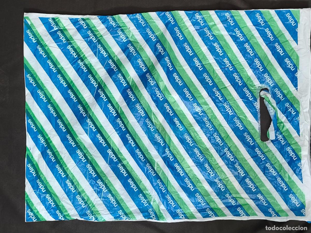 Antig&uuml;edades: BOLSA SEPU grande con asas 47cm x 34cm