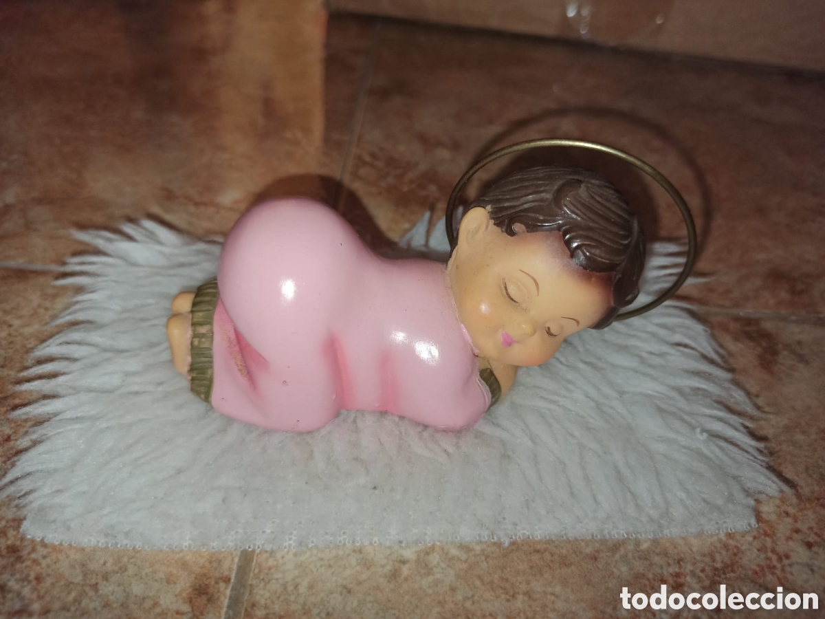 Antig&uuml;edades: Figura ni&ntilde;o Jes&uacute;s durmiendo