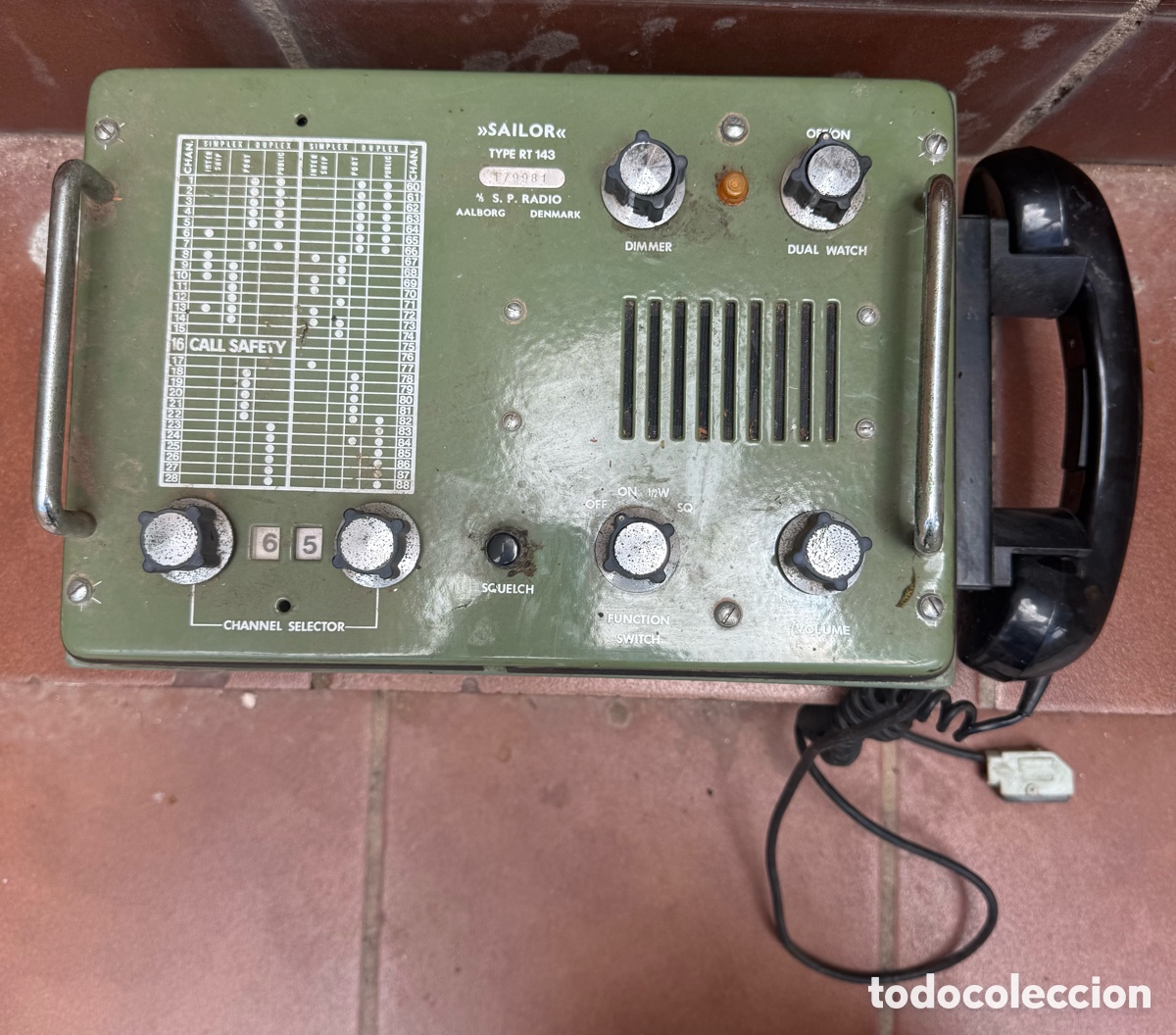 Antig&uuml;edades: S.P. Radio Aalborg, modelo Sailor RT143