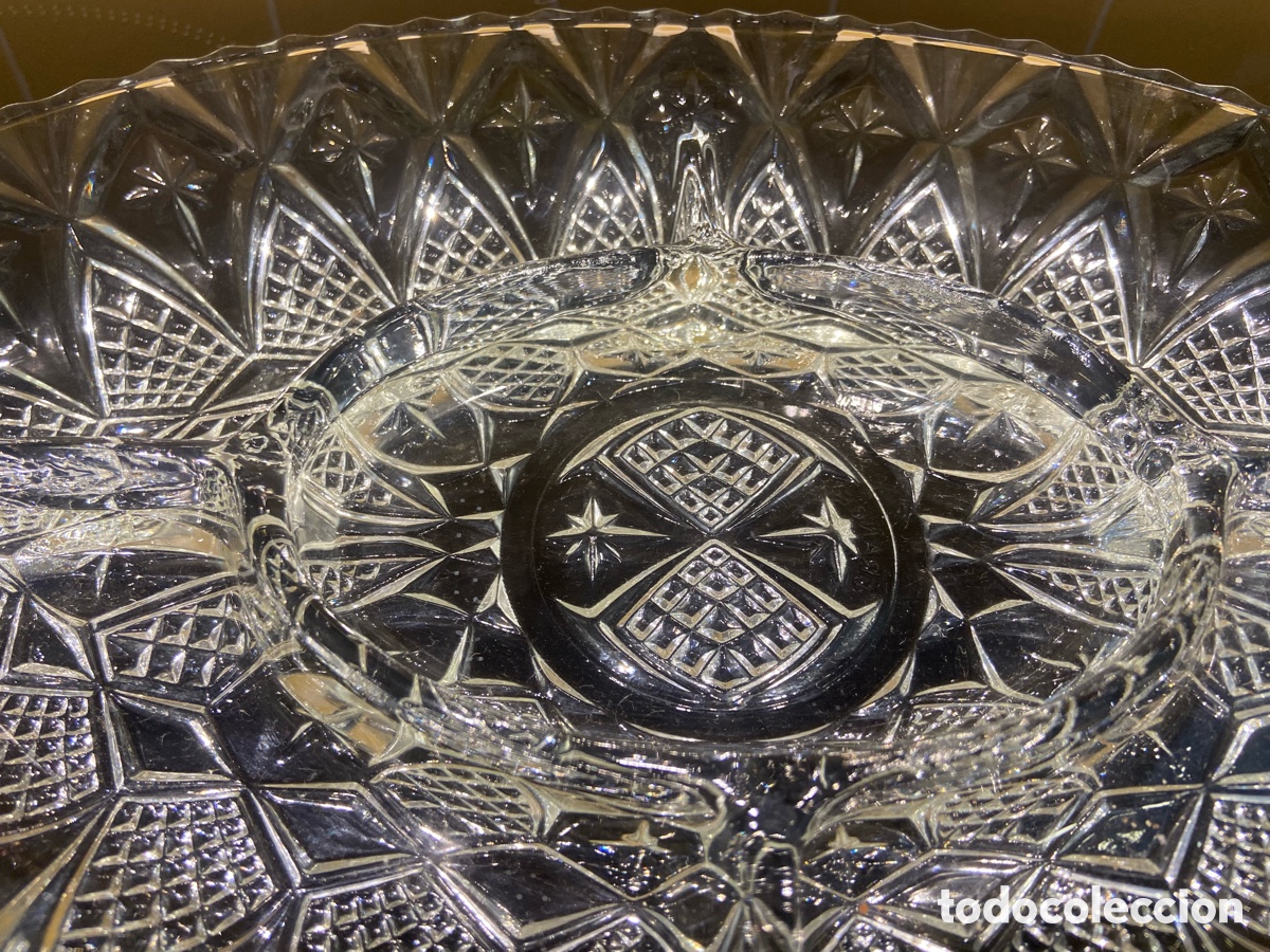 Antig&uuml;edades: Preciosa entremesera francesa de cristal
