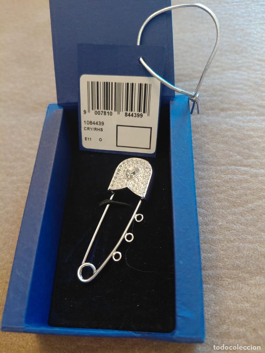 Antig&uuml;edades: Broche Swarovski Charmed Pin 1084439 &ndash; Cristal pav&eacute; y rodio &ndash; Caja y etiqueta original &ndash; Descataloga