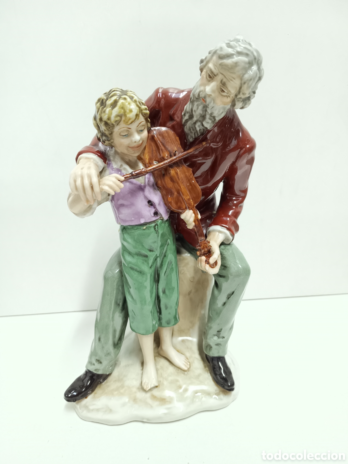 Antig&uuml;edades: ESCULTURA DE CER&Aacute;MICA MALLORQUINA SALVADOR MALLOL - 25CM