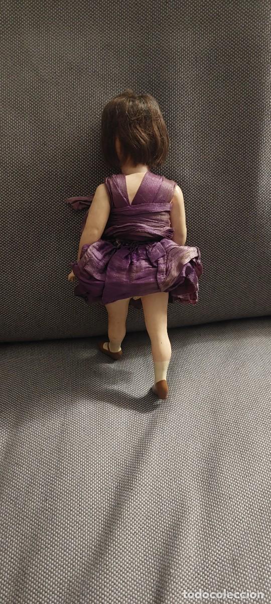 Antig&uuml;edades: Mu&ntilde;eca antigua de porcelana biscuit - Foto 2